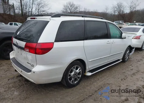 2004 Toyota Sienna Xle/Xle Limited из США, поврежденный, VIN 5TDZA22C64S151578